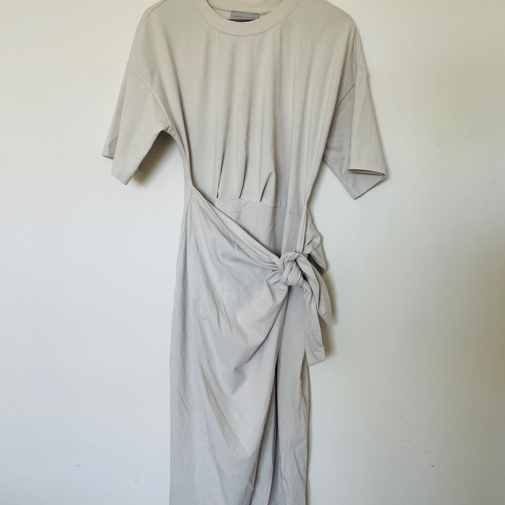 Modern Citizen Noa Organic Cotton T-Shirt Wrap Dress LARGE